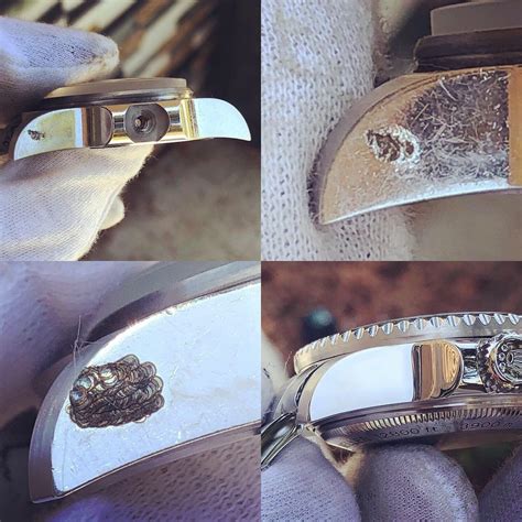 rolex lased welding|repair ding on rolex.